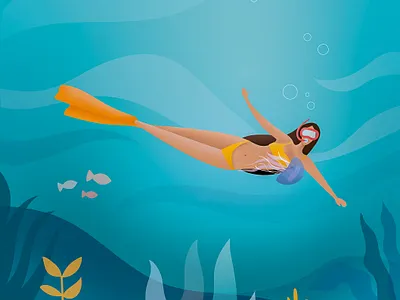 Under the sea drawing illustrate illustration illustration art illustrator sea