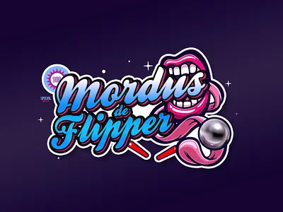 Mordus de Flipper design illustration logo type