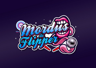 Mordus de Flipper design illustration logo type