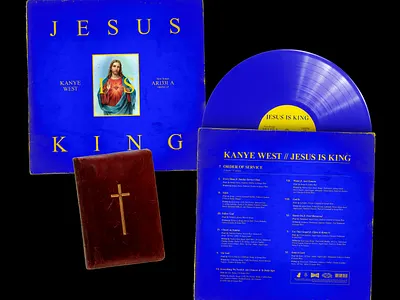 Kanye West | Jesus Is King album art album cover artwork black branding creative design graphic hip hop jesus jesus is king kanye kanye west music rap record religion vinyl cover visual yeezy
