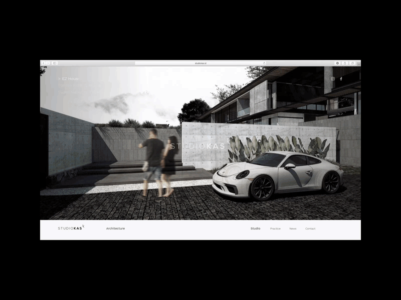 Architecture Portfolio Site architecture big image clean design grid minimal portfolio portfolio design portfolio site portfolio website site website