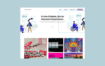 Concept design for dopeux adobexd design illustration ui vector