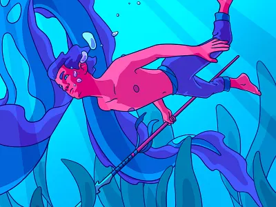 Clear Waters character color palette comics concept design illustration linework manga