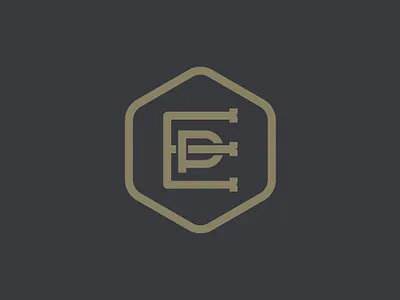 E + P monogram badge badge logo icon lettermark logo monogram symbol