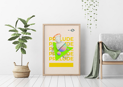 Prelude Poster Mockup art direction design illustrator poster art poster design poster mockup typography vector