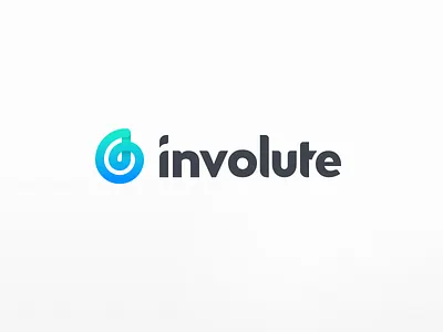 Logotype for fintech startup Involute brand identity branding finance finances fintech involute logo logotype startup