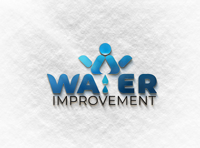 Water Improvement Logo concept 2020 abstract agency agency website agent agriculture artificial intelligence artkits design firehub illustration logo logo design logodesign logos logotype vector water watercolor waterfall