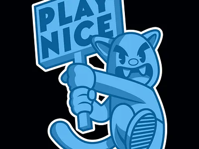 Sign Cat cat drawing illustration sign vector