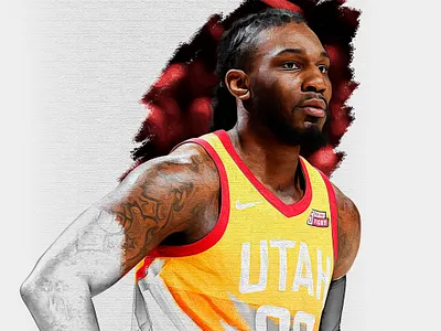 End of Season Illustrations—Jae Crowder art illustration jae crowder photoshop utah jazz