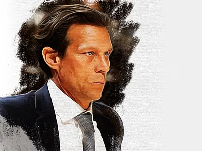End of Season Illustrations—Quin Snyder art illustration photoshop quin snyder utah jazz