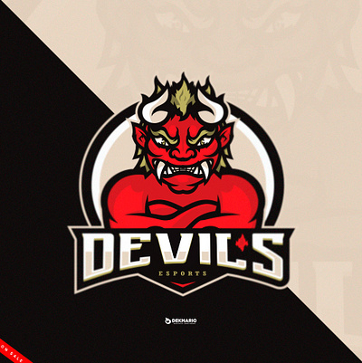 DEVILS ESPORTS branding design gaming identity illustration logo logotype mascot sport typography