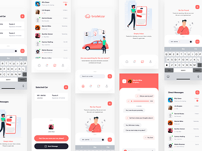 Car Parking App UI Design in progress app app design chat clean dashboad digital hookandhub illustration landingpage minimal mobile ui search sophisticated studio ui user experience ux design ux web webdesign white