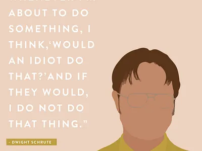 dwight quote 1 02 adobe fresco graphic illustration portrait