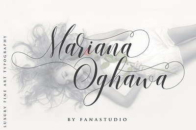 Mariana Oghawa - Free Script Font font font design font family fonts free font free fonts freebie freebies typeface typography