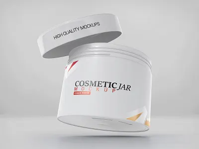 Cosmetic Jar Mockup amber bottle bottles box conditioner cosmetic cosmetics cream eco ecommerce foil gel glass health jar jars liquid lotion