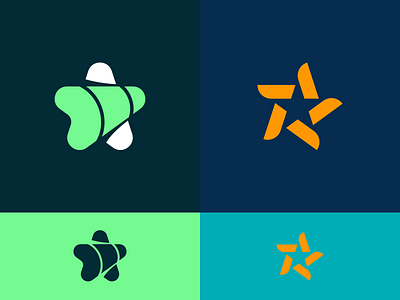Only shooting stars break the mold... achievement concepts logo motion negative space pitch progress rejects