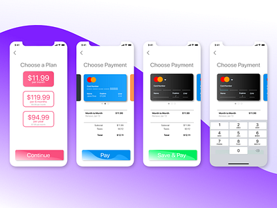 Subscription Checkout 002 checkout dailyui ios ui