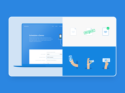 Fresh(er) Notarize Case Study 🔥 app case study design enterprise illustration product product design ui