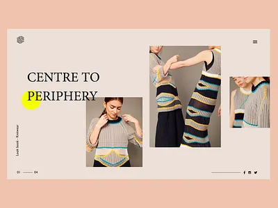 Centre to Periphery adobe illustrator adobexd branding branding concept graphic design landing page minimal minimalistic typography ui design uidesign ux design uxdesign visual design web website design