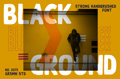 Black Ground || Strong Handbrushed Font branding font font awesome font design font family fonts free fonts handlettering logo typography