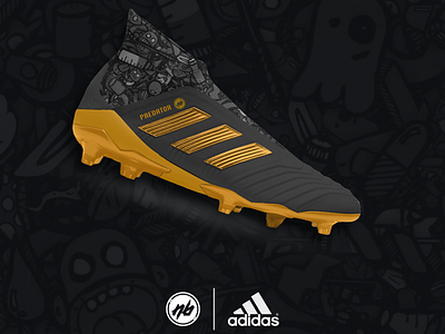 Adidas Predator 18 x NB Elite Ghost concept apparel graphic design self initiated project sneaker design sportswear