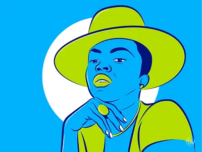 Color L boogie - "Laurin Hill" adobe illustrator art colors design flat flat design illustration line art minimal music vector