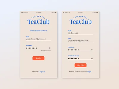 Sign Up form exploration loginform