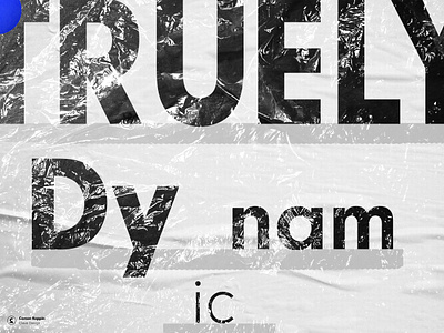 Truely Dy nam ic. daily post daily poster dailyposter dailyposterdesign design dynamic graphic graphic design graphicdesign graphicdesigner monochrome poster truly type type art type poster typedesign typeposter typographic typographic poster