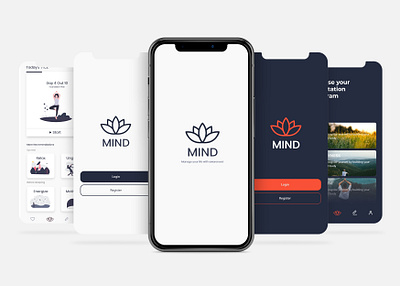 Yoga app design app design mobile app design onboarding sign in sign up ui ux ui ux design yoga app yoga app design