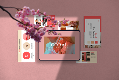 CORAL Powerpoint Template branding businessman creative powerpoint creative presentation creative template deck fashion template google slide keynote modern design pitch powerpoint powerpoint presentation ppt pptx presentation presentation layout professional slide template