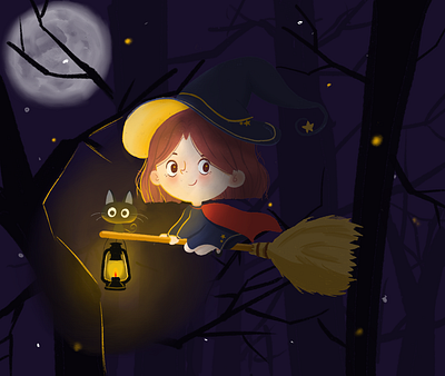 The little witch ipad procreate