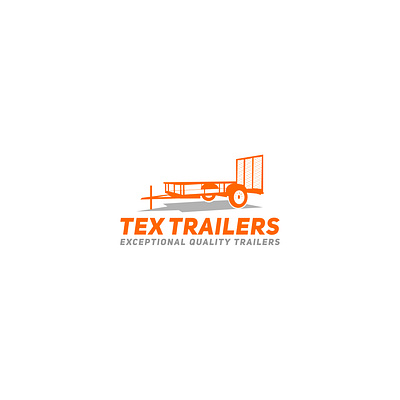 Tex Trailers help logo logo design orange simple texture trailers transportation