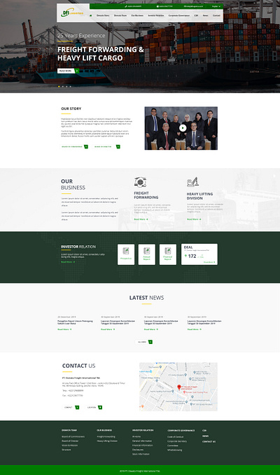 Web Design - Corporate Website corporate ui ux web design