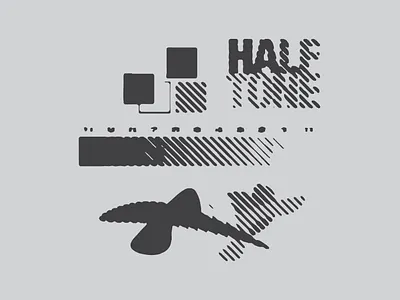 Halftone Sketch art branding design digital drawing experimentation fashion graphic design halftone illustration process sketch streetwear vector