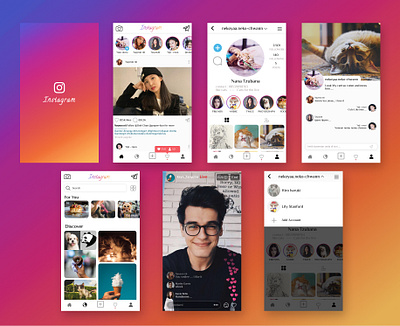 Intagram redesign app design design app illustration illustration art illustrations instagram instagram post instagram template ui ui design uidesign uiux ux uxdesign uxdesigns web