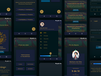 Learning+: Plataforma e-learning focada em estudantes que estão android android app app learning learning app learning platform product design ui ux web