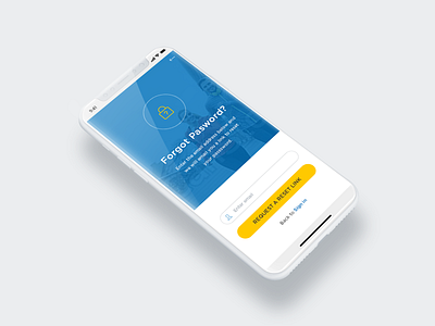 Forgot Password adobe photoshop app design ui ux