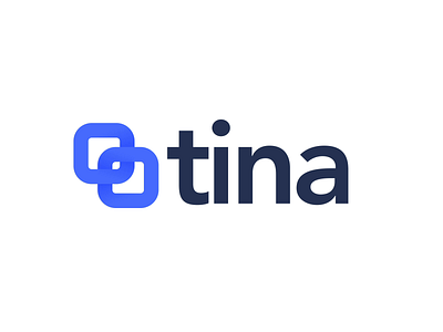 TINA logo animation block chain blockchain branding design fin tech finance grow logo logo design superannuation ui ux