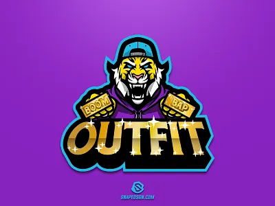 Outfit branding design esport gaming identity illustration logo mascot sport twitch