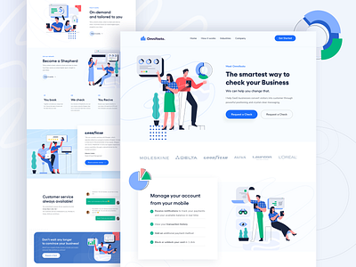 Babol - Start up Website E-Commerce Illustration design flat homepage illustration illustrations landing page ui vector website