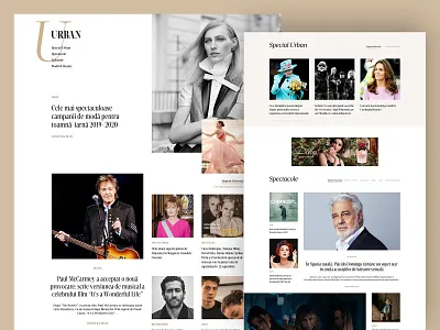 Urban - Going out Magazine editorial editorial design editorial layout going out magazine music shows theater