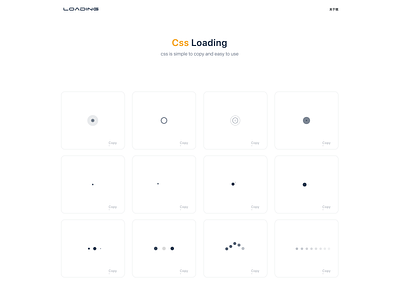 Loading Css ui 图标