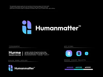 Humanmatter human logo logo design people rights
