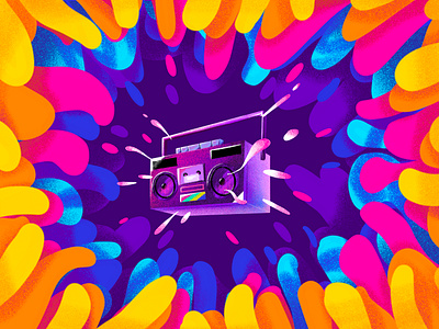 MUSIC🎵 colors illustration music