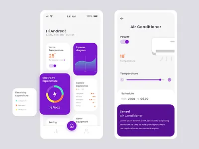 Smart Home App app design smarthome ui ui design ux ux design ux research