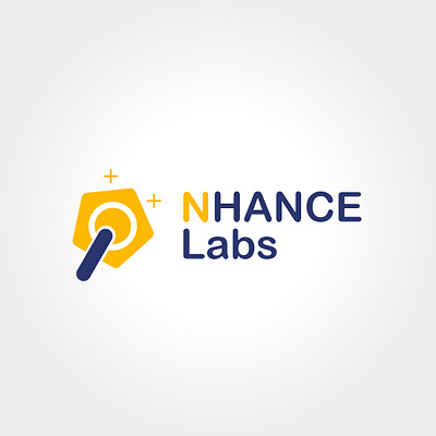 Nhance Labs branding design illustration logo vector