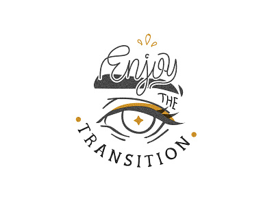 Don't resist change... calligraphy composition cursive design digital art eye flat illustration lettering letters lineart linework mystic vector
