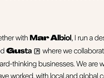 Kevin van der Wijst - Variable Font Hover design fonts hover personal website portfolio variable font variable fonts web design website website design