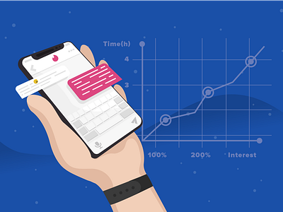 Tinder Match 2 app bubble cartoon chatting conversation design digital illustration flat graphic design icon illustration illustrator match message tinder vector web