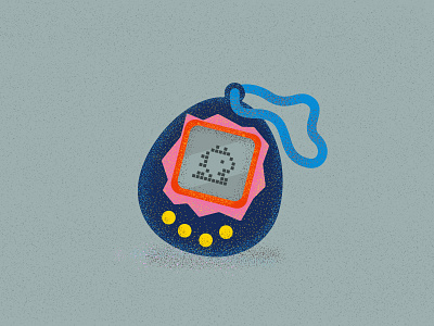 Tamagotchi 90s art dragon illustration pixel tamagotchi toy vector